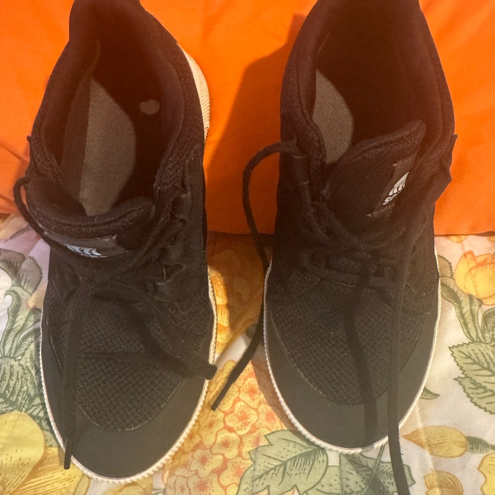 Black High-Top Sneakers